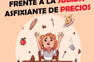 11 de marzo del 2023.  La CGT sale a la calle en contra el encarecimiento de la vida y los productos básicos.