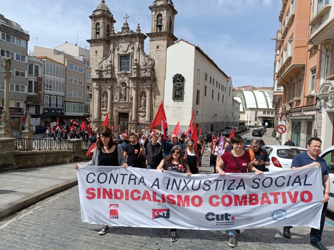 Éxito en las movilizaciones del 1º de mayo de CGT. Construir para vencer.