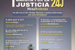 Caravana Abriendo Fronteras: 24J#JusticiaMasacreMelilla