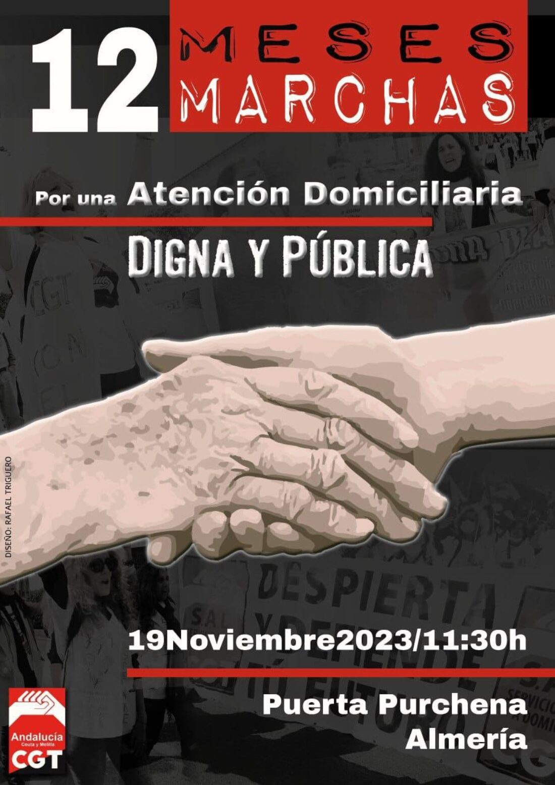 12 meses, 12 Marchas. Por una atención domiciliaria digna y pública