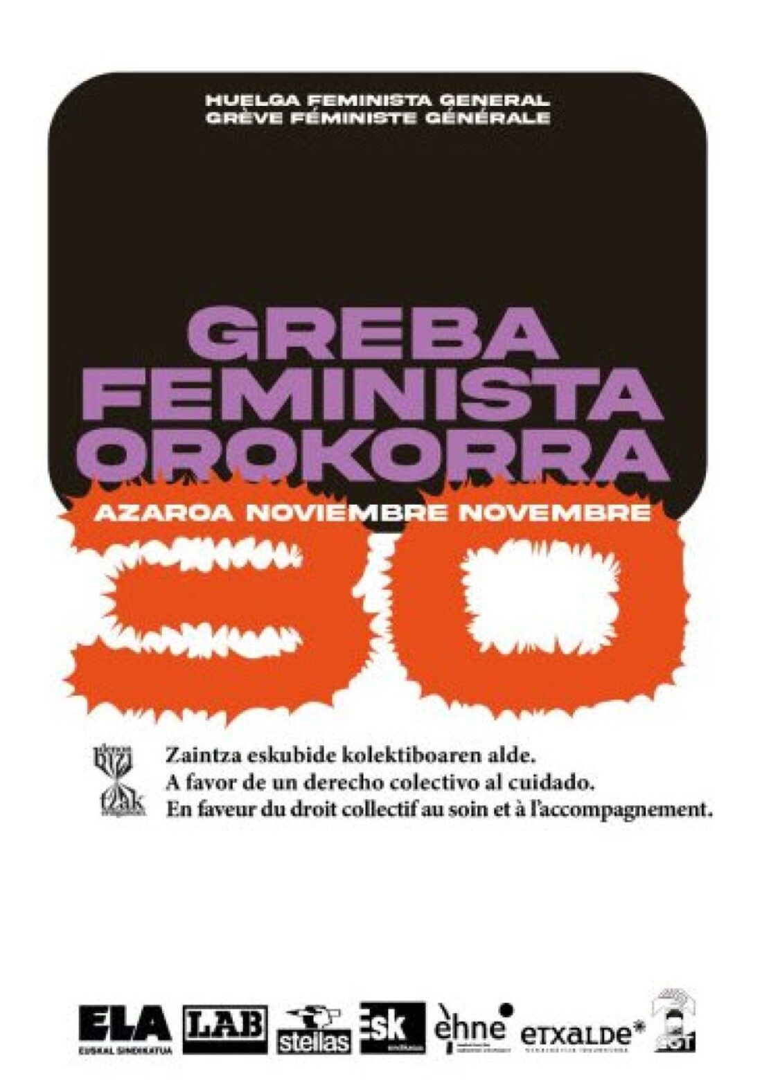 30N: Huelga Feminista. Greba Feminista Orokorra