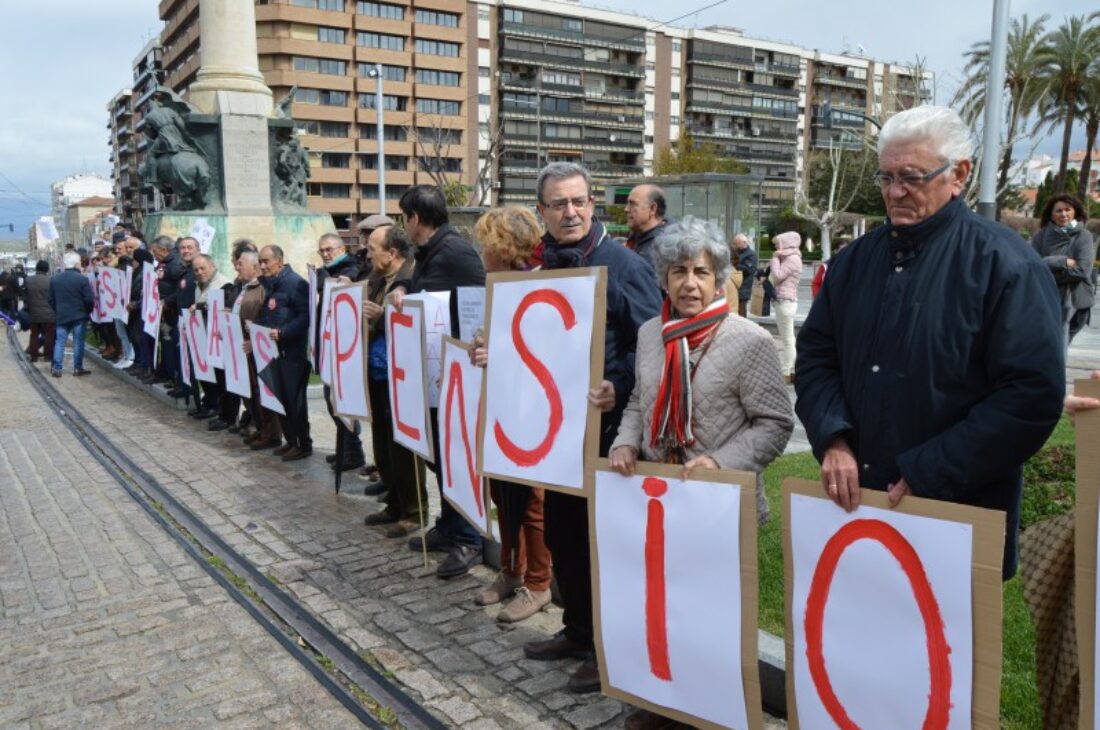 Los pensionistas de Úbeda se concentrarán por una pensión mínima de 1080 euros