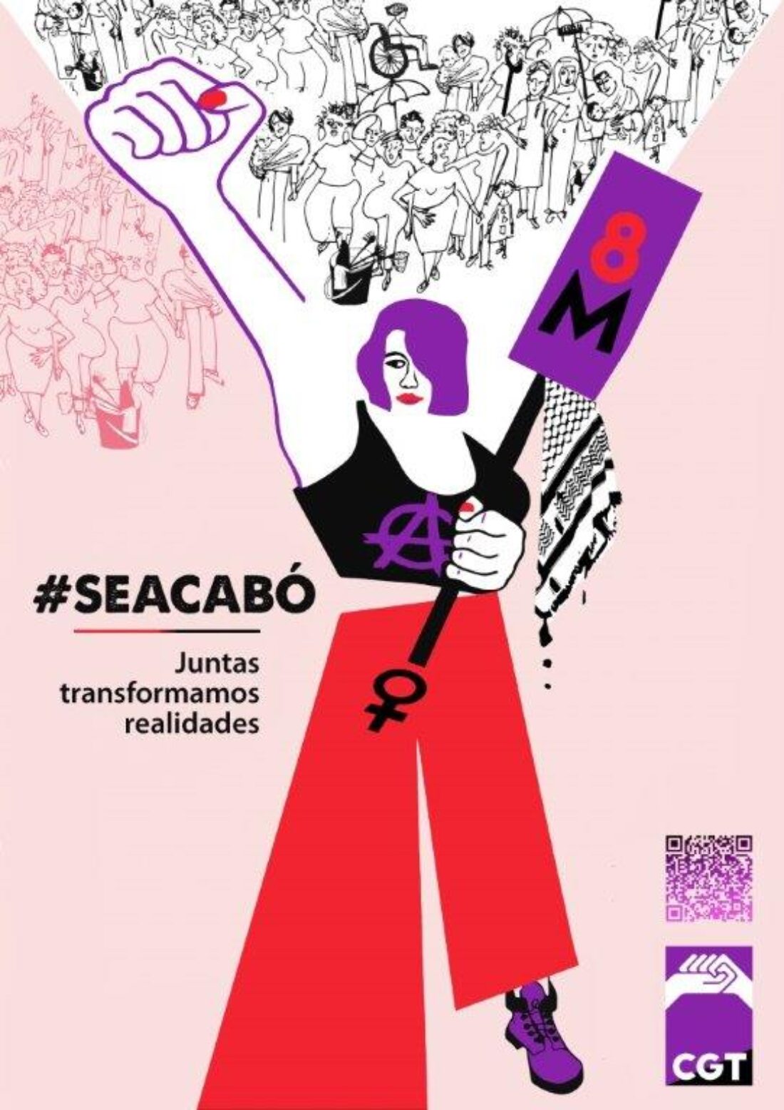 8M: #SeAcabó la desigualdad, juntas transformamos realidades