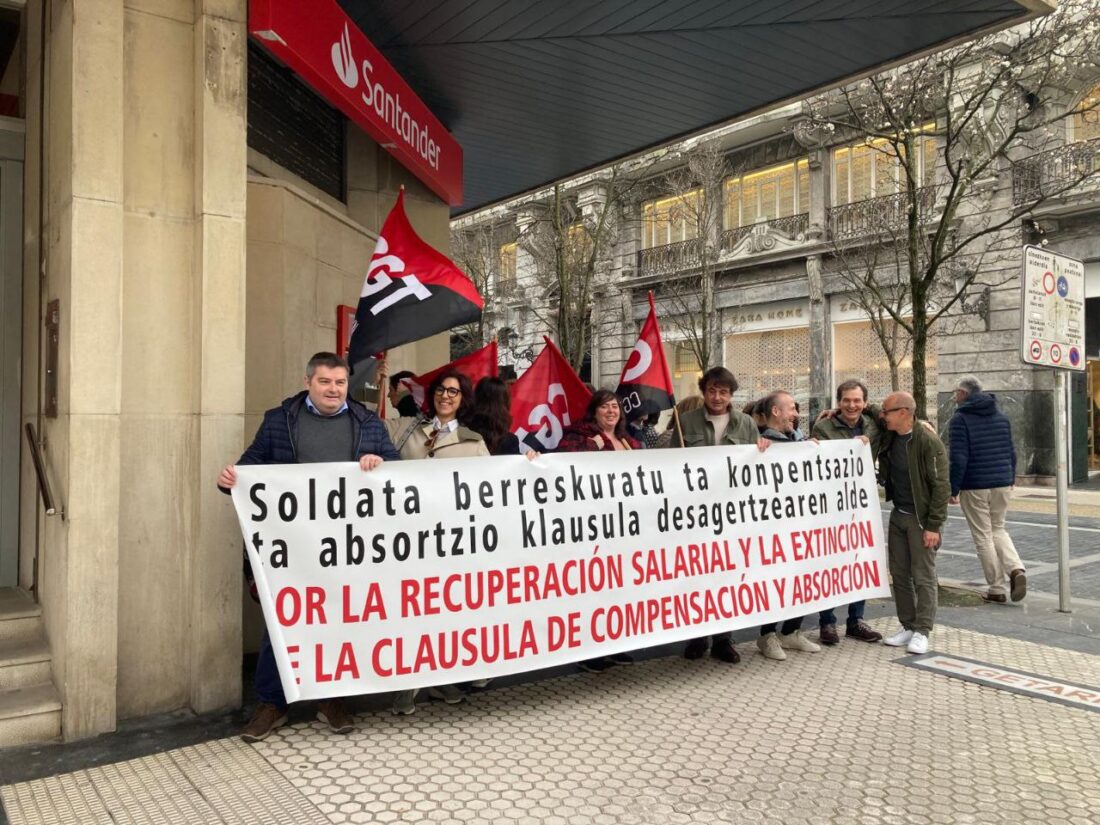 Éxito absoluto de la huelga 22M de Banca