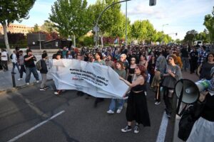 El movimiento estudiantil madrileño organiza las primeras acampadas por Palestina en la Universidad Complutense