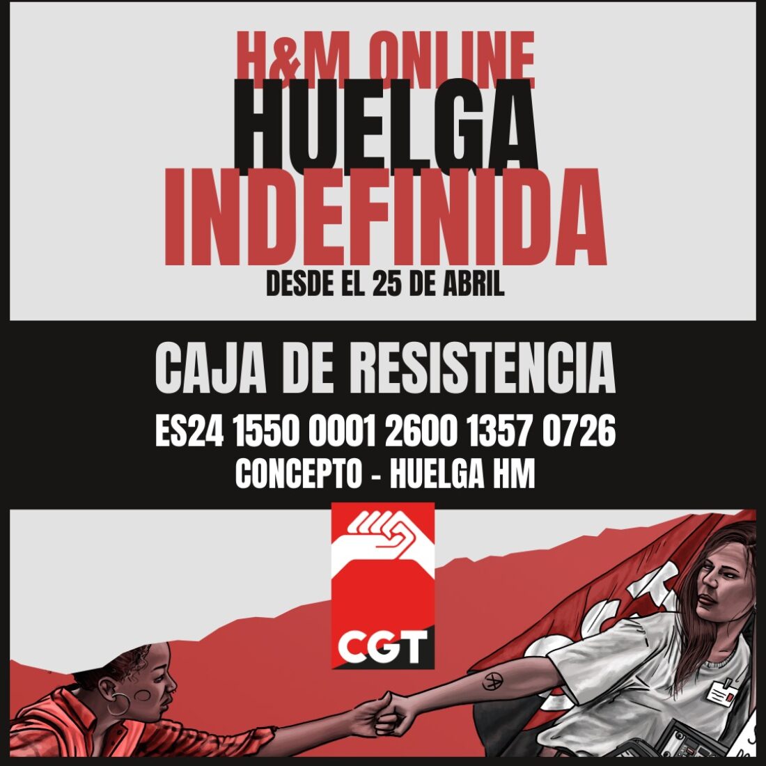 NO MÁS REBAJAS A LOS DERECHOS LABORALES. Concentración viernes 28 junio17h. Pg Gràcia 11, Barcelona (frente tienda H&M).