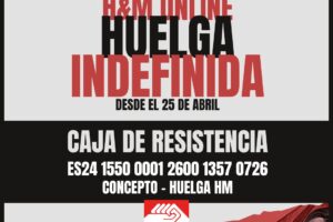 NO MÁS REBAJAS A LOS DERECHOS LABORALES. Concentración viernes 28 junio17h. Pg Gràcia 11, Barcelona (frente tienda H&M).