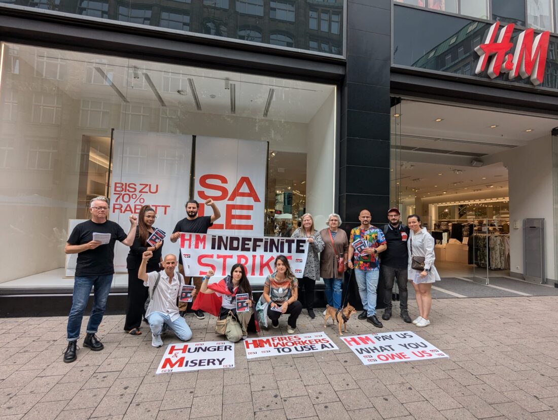 El conflicto laboral de H&M Barcelona llega a Alemania.