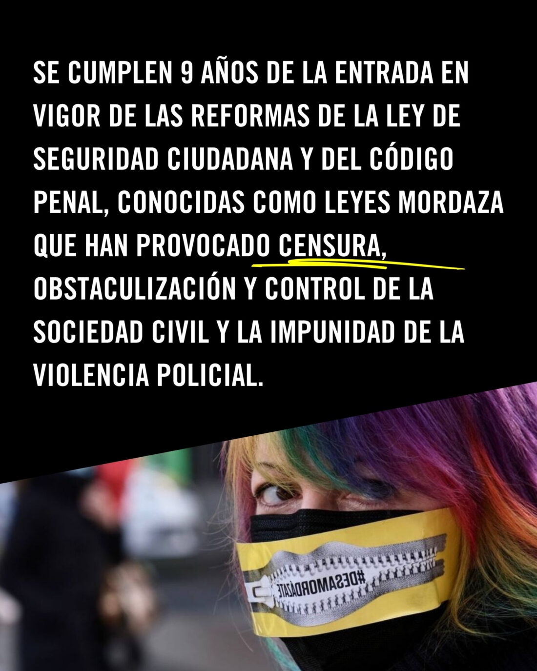 Protestar no es terrorismo; es nuestro derecho para alzar la voz.