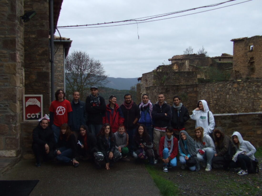 Celebrado en Ruesta el primer Encuentro de Jóvenes Anarcosindicalistas-CGT