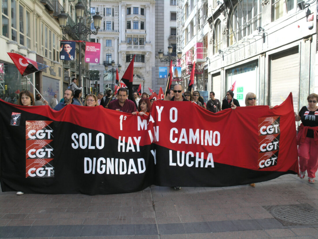 Zaragoza : fotos de la manifestación de CGT