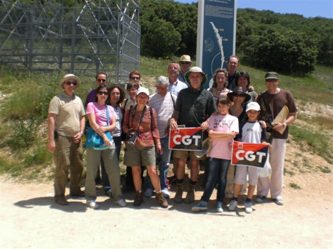 La Sección Sindical de CGT en CLH visita Atapuerca