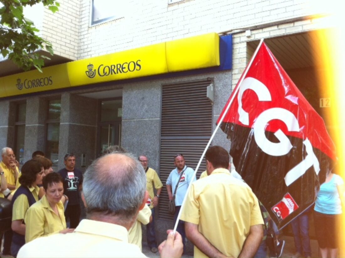 Concentración de CGT-Correos este viernes en Alicante