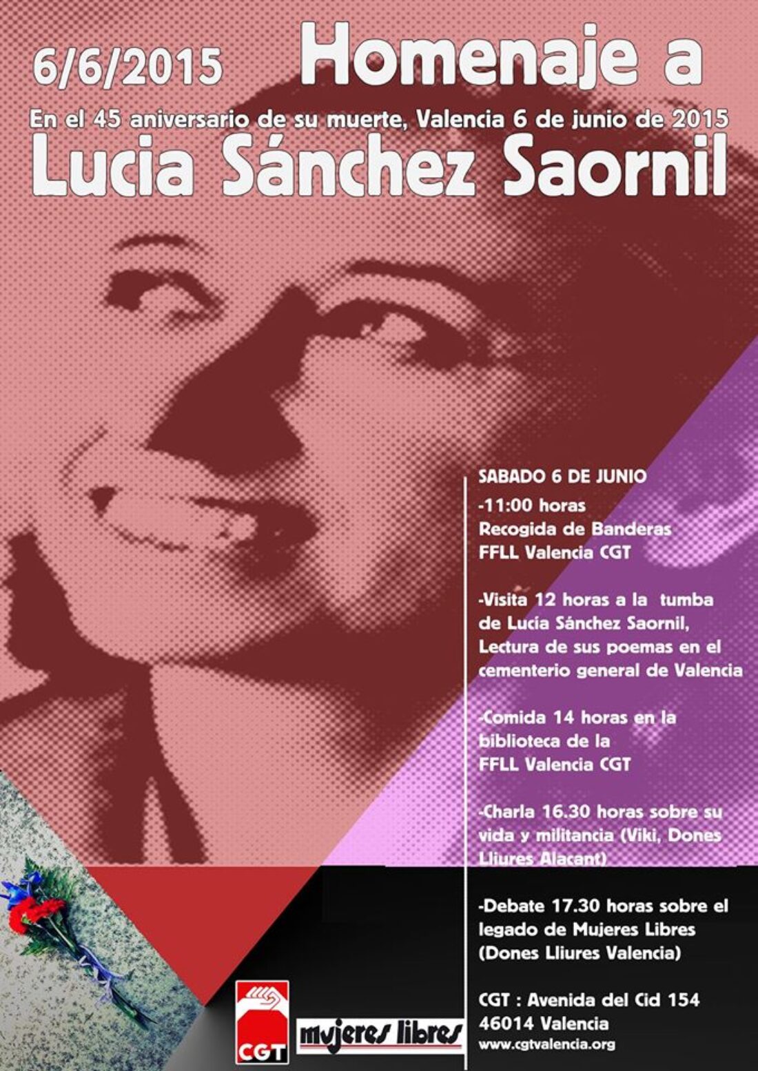 Homenatge a Lucía Sánchez Saornil