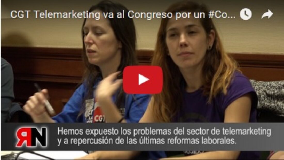 CGT Telemarketing va al Congreso por un #ConvenioDignoTelemarketing