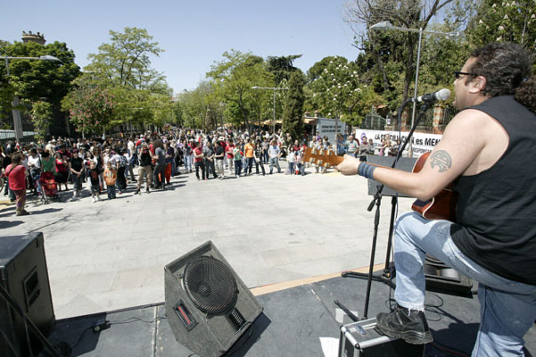 Madrid : 500 personas en un 1º de Mayo «diferente»