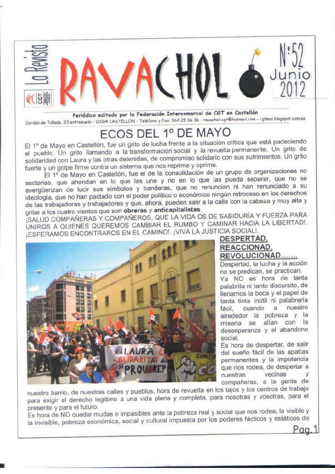 Ravachol núm. 52 – Junio 2012