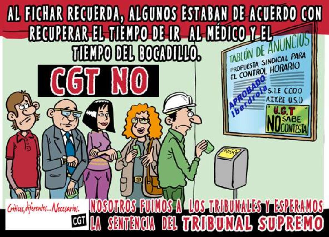 Manolito Rastamán, encargado del diseño gráfico de la propaganda electoral de la Sección Sindical de CGT en Iberdrola