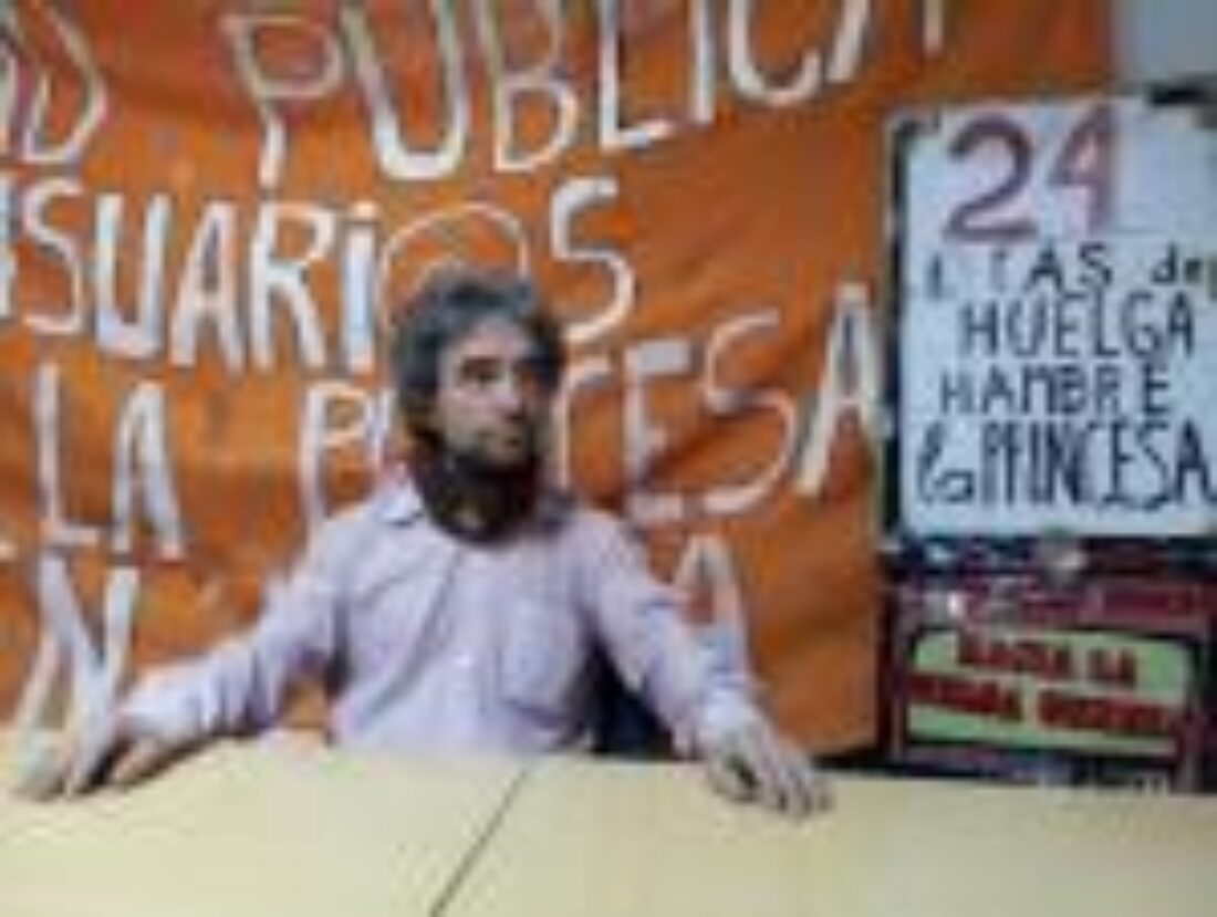 Juan lleva 24 días en Huelga de hambre por la Sanidad Pública