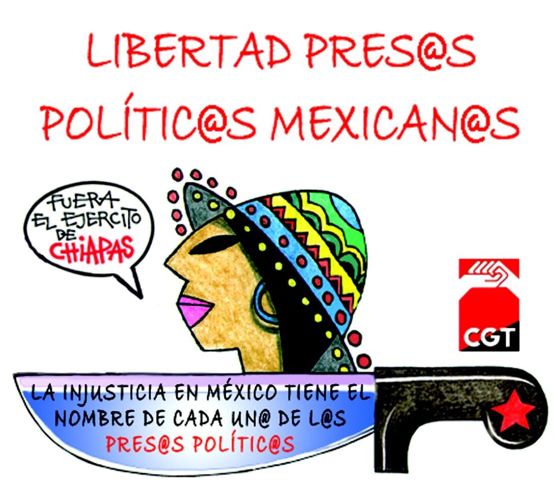 Del 26 de septiembre al 2 de octubre : Movilizaciones por la libertad de las presas y presos políticos de México