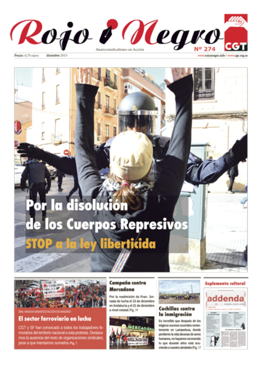 Rojo y Negro Nº 274 – diciembre 2013