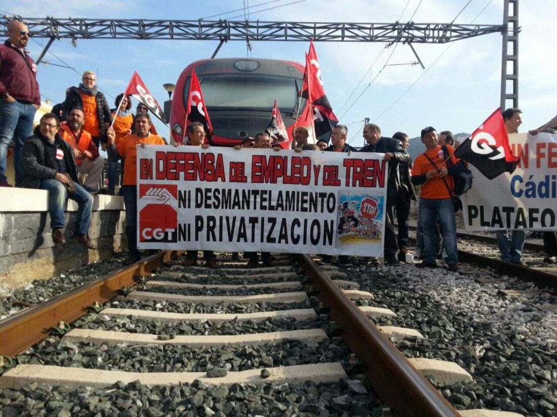 L@s ferroviari@s siguen movilizándose con CGT