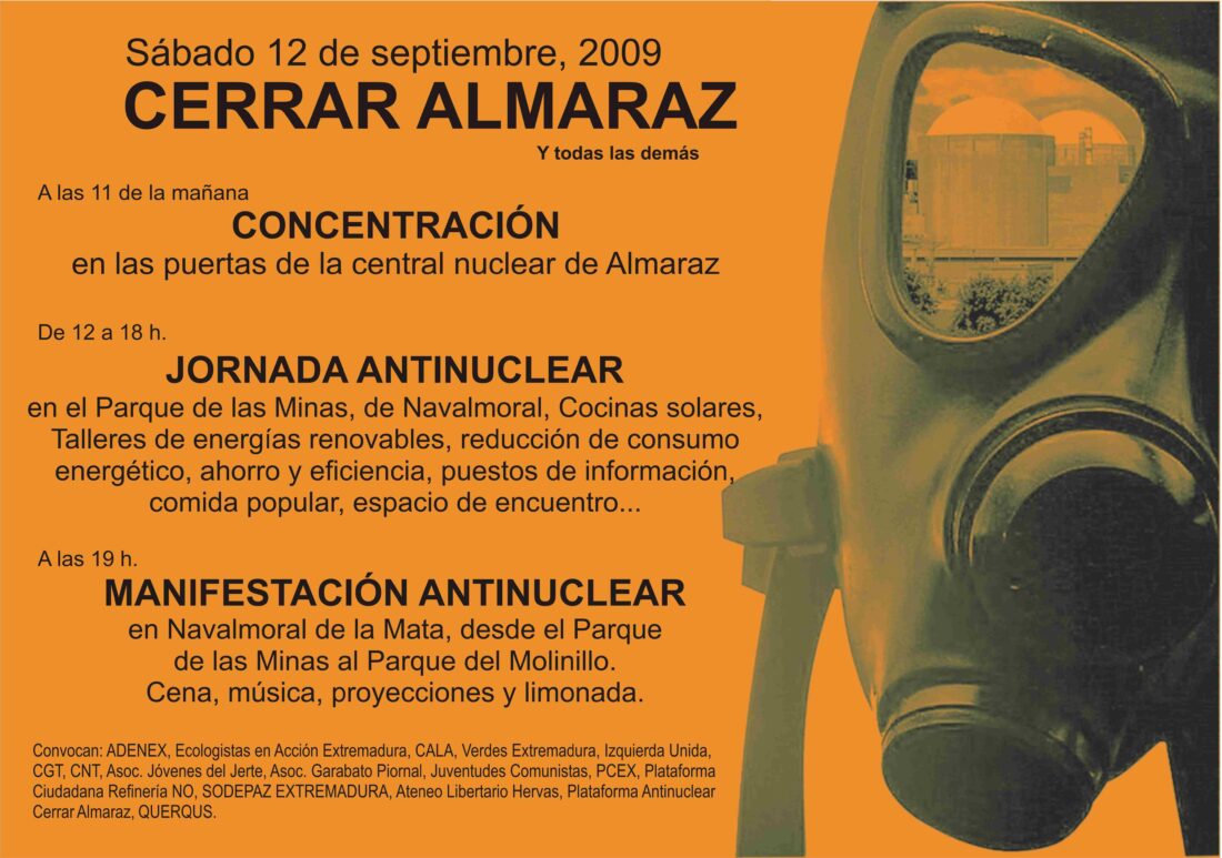 «Cerrar Almaraz 2009».