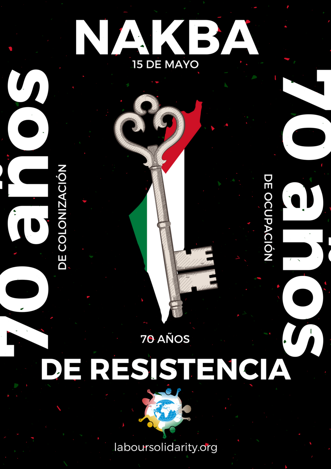 La Red Sindical Internacional de Solidaridad y Lucha en el 15 de mayo por Palestina Libre