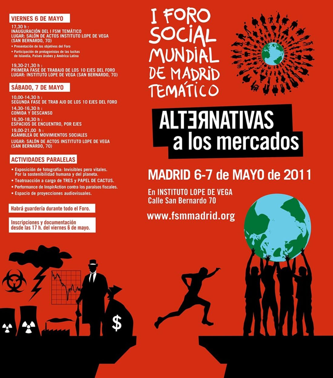 Madrid, 6 y 7 de Mayo : I Foro Temático «Alternativas a los mercados»