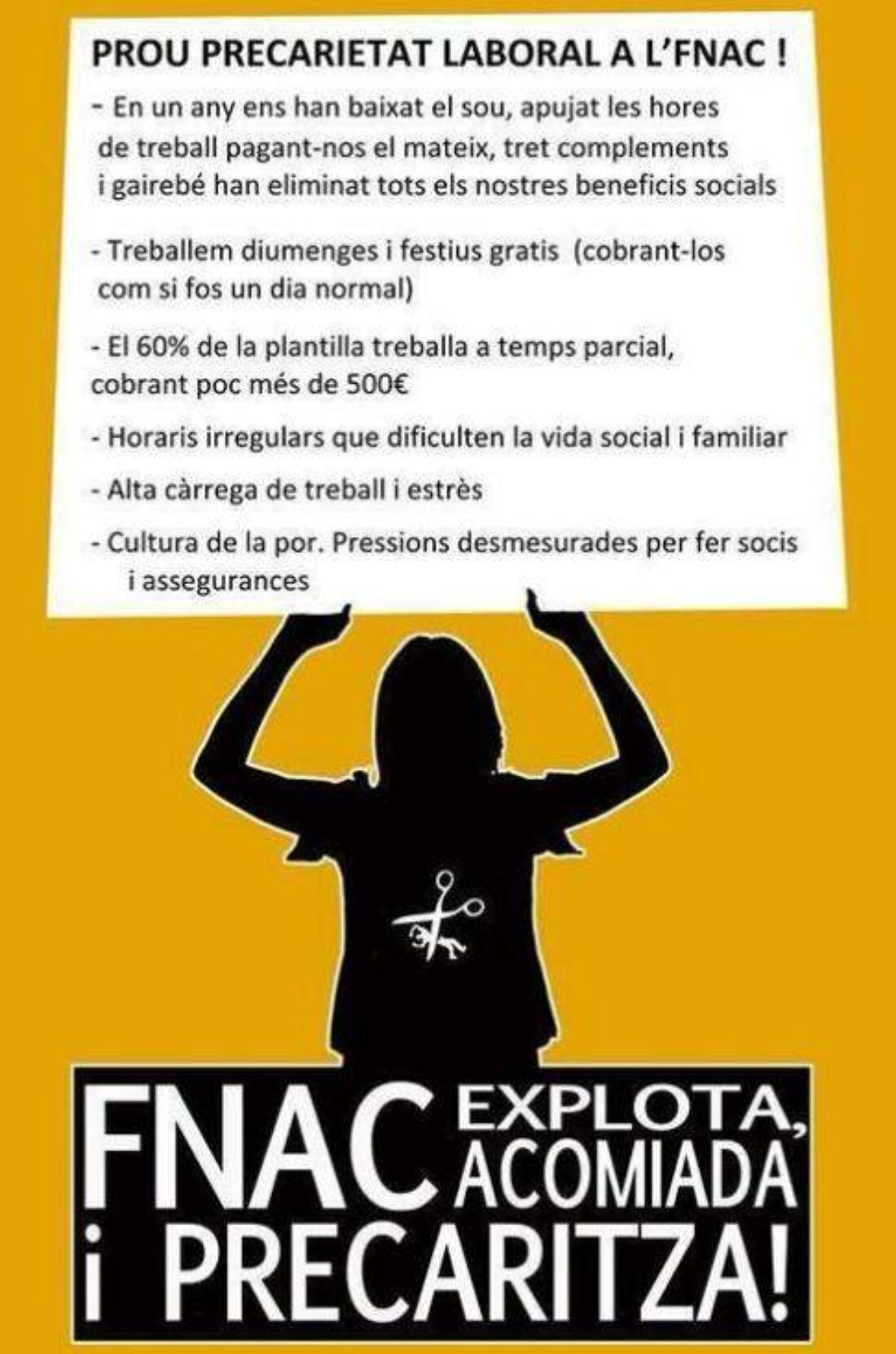 FNAC huelga 23A, día del libro