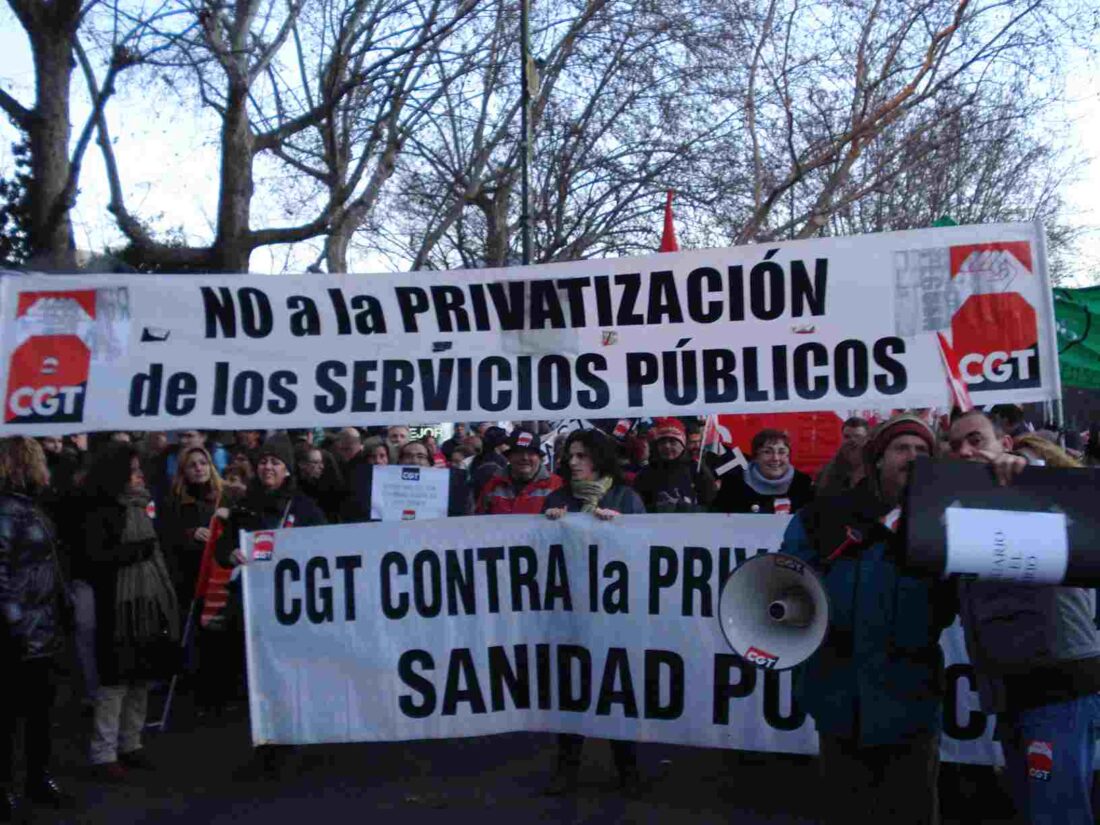 Movilizaciones en Sanidad. Comunicado del Sindicato de Sanidad de CGT Madrid