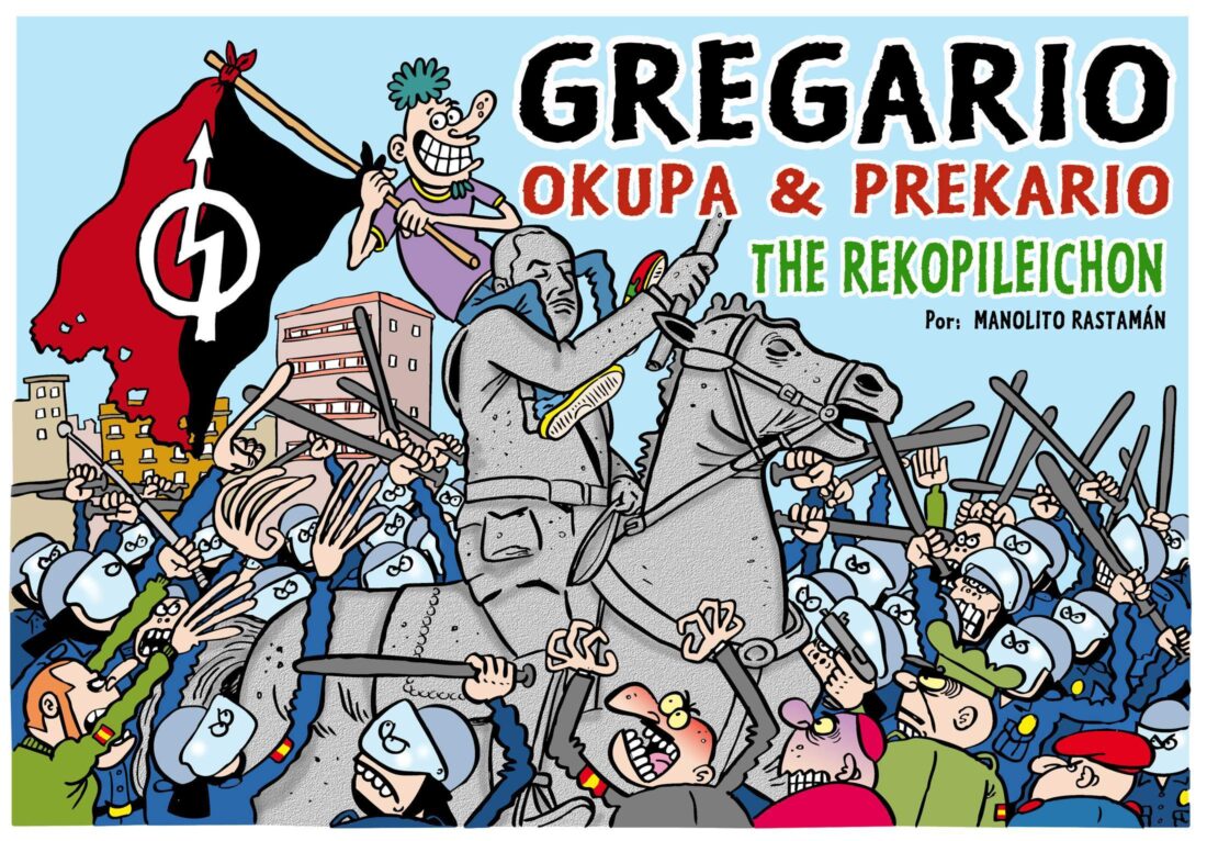 Presentación del cómic de Manolito Rastamán Gregario – Okupa & Precario