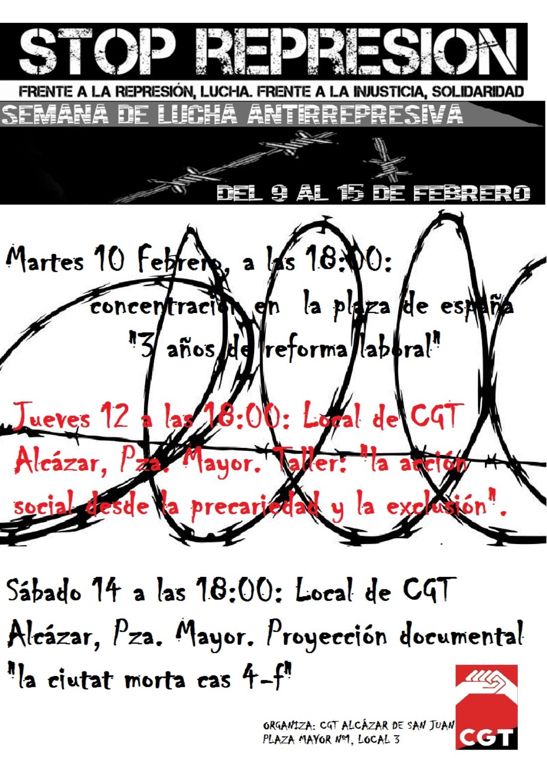 Semana de Lucha del 9 al 15 de febrero