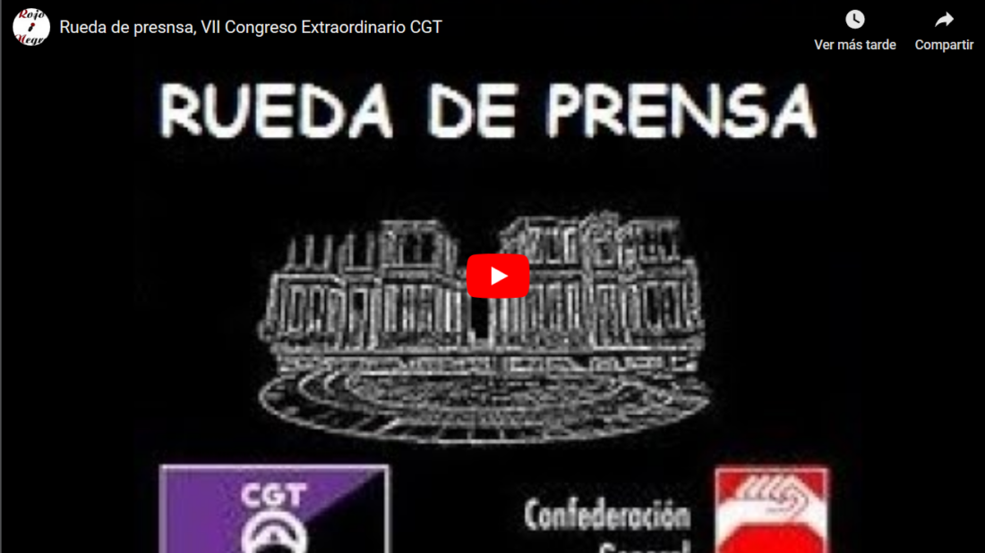 En Directo, Rueda de Prensa VII Congreso Extraordinario