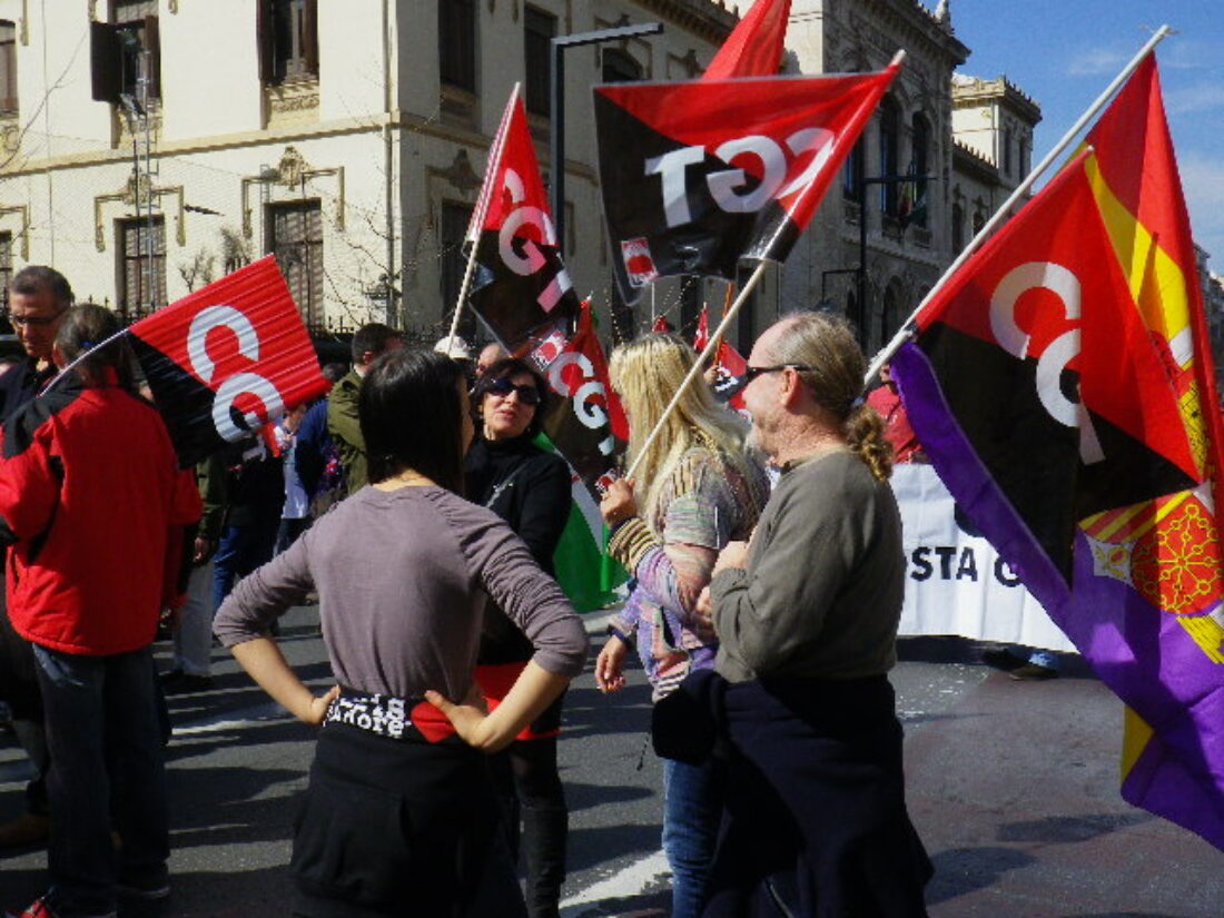 Jaén. CGT llama a participar en la manifestación del 20 J