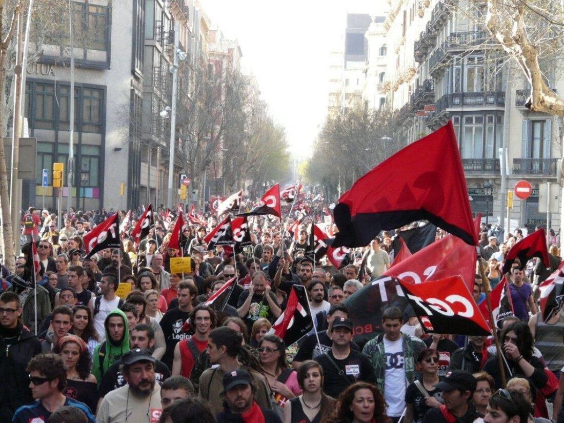 Comunicado de CGT Barcelona ante la detención de la Secretaria de Organización de la federación local