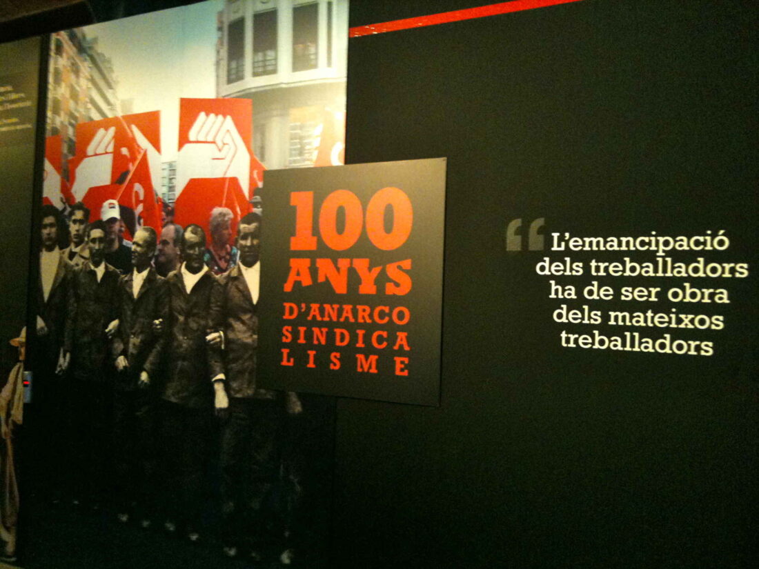 Inaugurada en Barcelona la Exposición «100 años de Anarcosindicalismo»