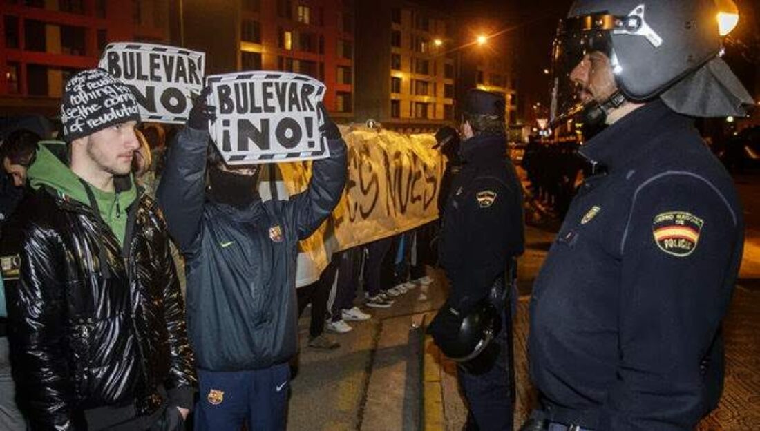 Cuenta solidaria de CGT con los vecinos encausados del barrio de gamonal (Burgos)