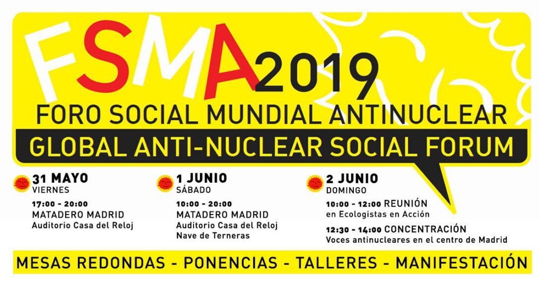 Programa Foro Social Mundial Antinuclear