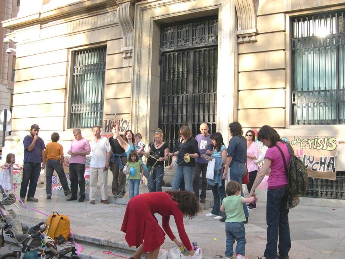 Acto de Protesta en Murcia : Contra la crisis y hacia la Huelga General