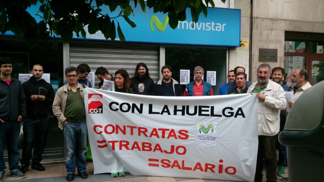 Solidaridad con el colectivo de técnicos y técnicas en huelga indefinida de Telefónica-Movistar