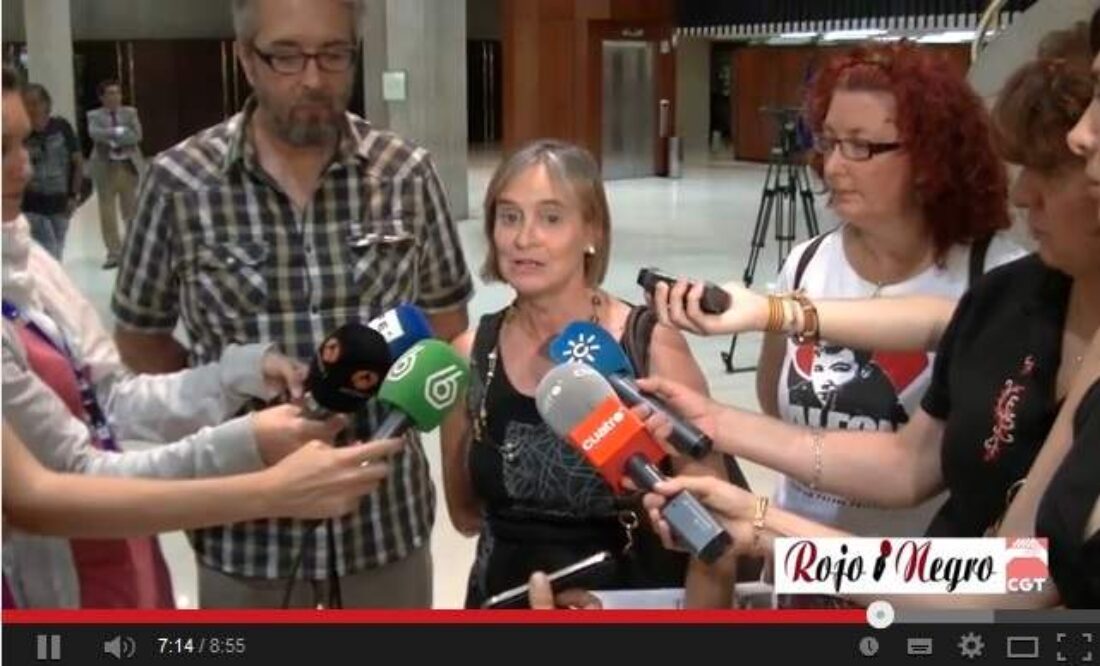 Rueda de Prensa Carmen Bajo Tribunal Constitucional