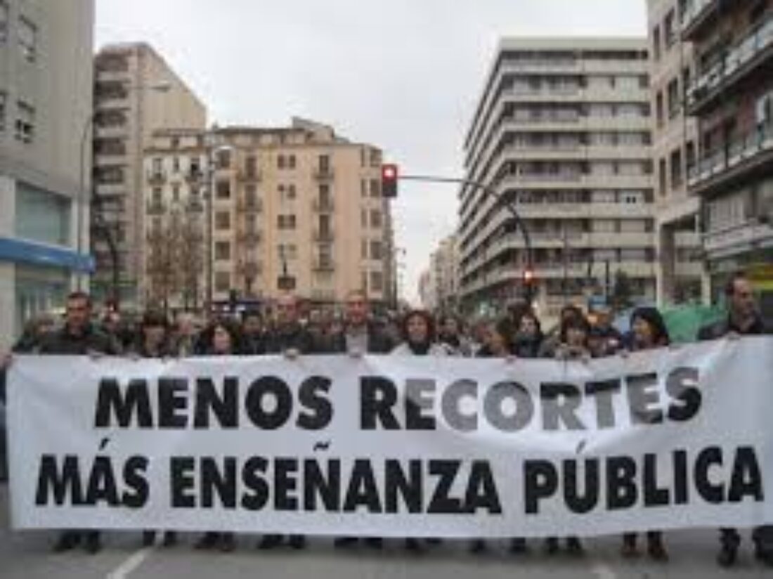 Los recortes en educación castigan a las familias con menos recursos