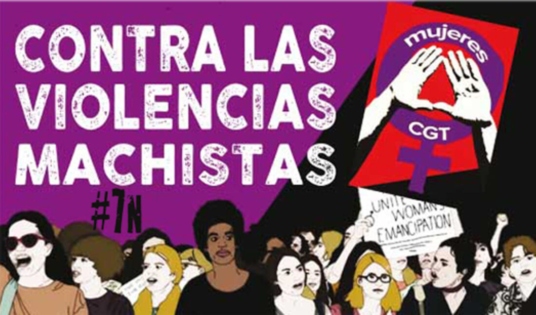 La CGT contra las agresiones machistas