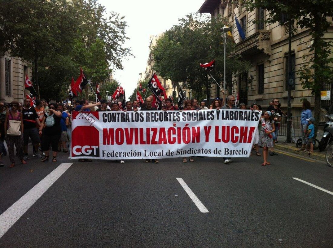 Barcelona. Concentración en Barcelona contra los nuevos recortes