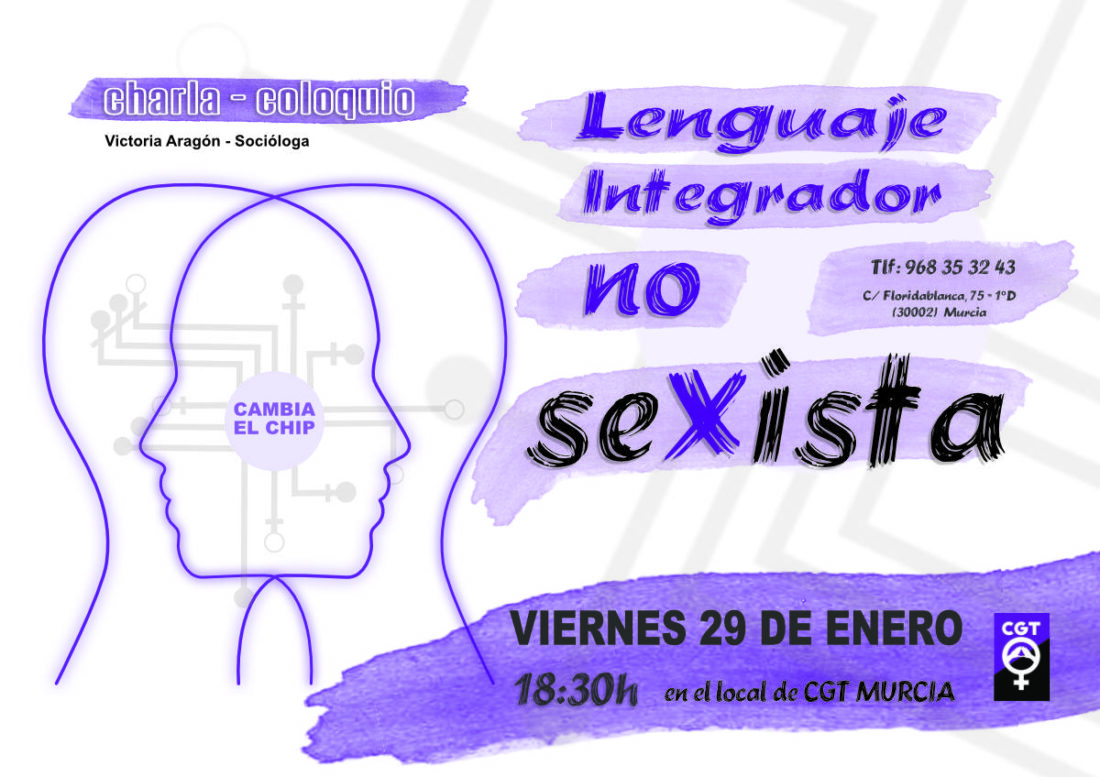 29-e Murcia: Charla-coloquio “Lenguaje Integrador NO Sexista”