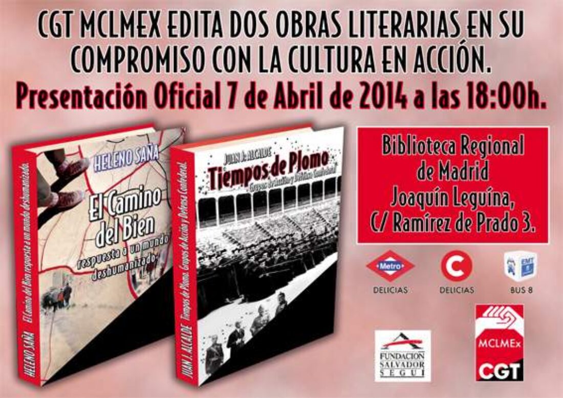 7 de abril, presentación de libros fundamentales para nuestra biblioteca