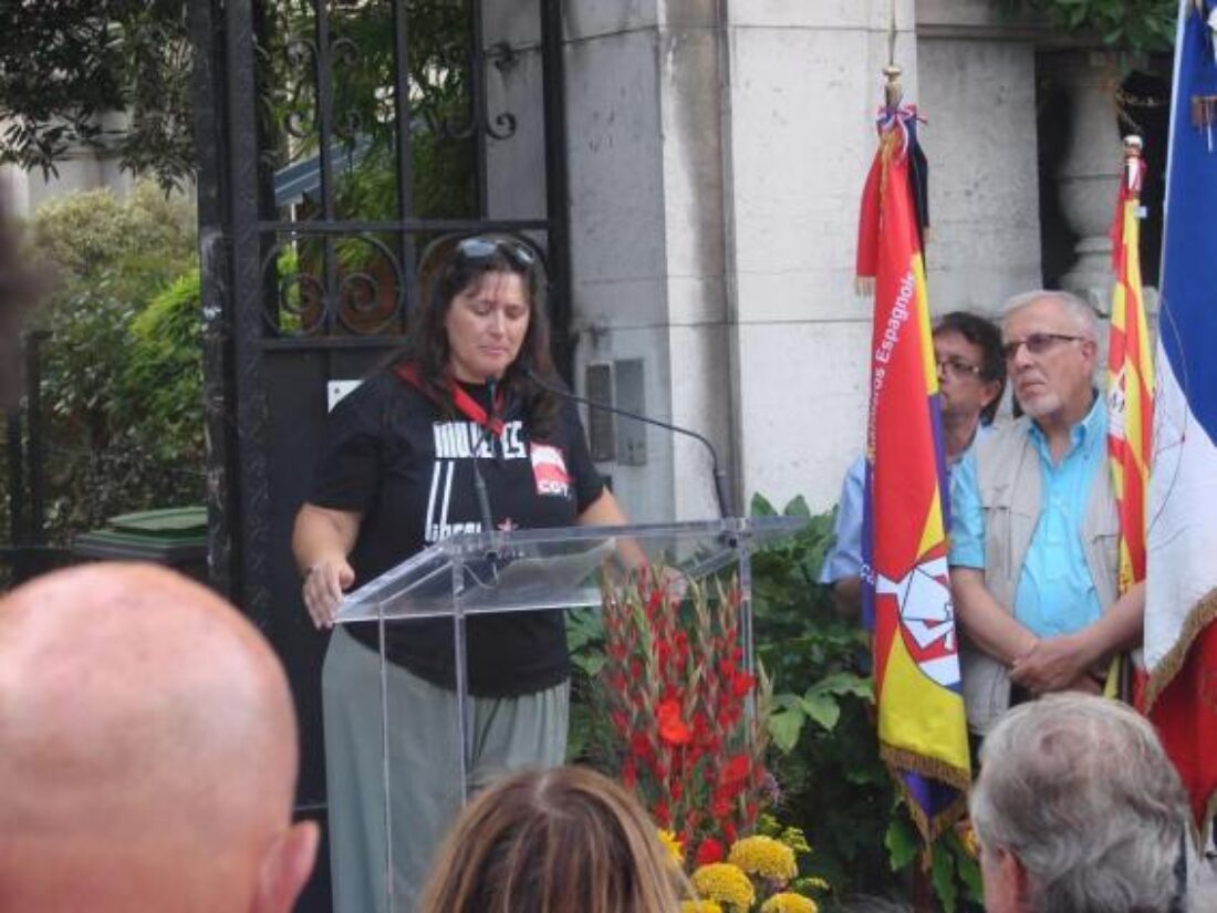 CGT estuvo presente en los actos de homenaje a los hombres de La Nueve en París