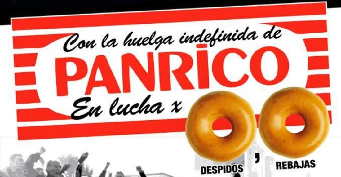 Concentración en solidaridad con la plantilla de Panrico