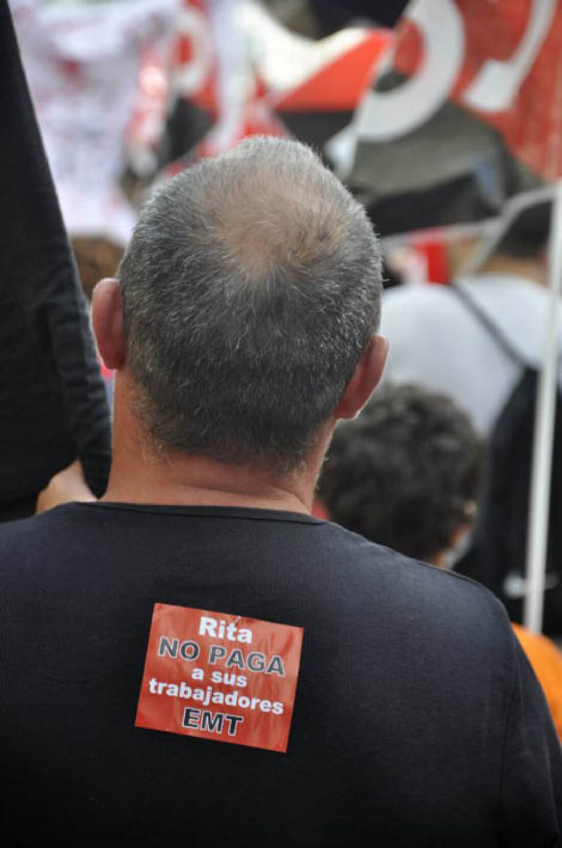 Fotos de la manifestación de apoyo a las luchas de EMT, RTVV, Teletech, Renfe en Valencia el 26 de julio